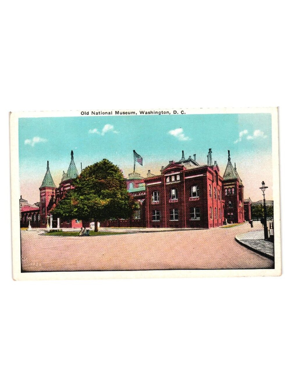 Antique Old National Museum Washington DC Postcard B S Reynolds Co Unused